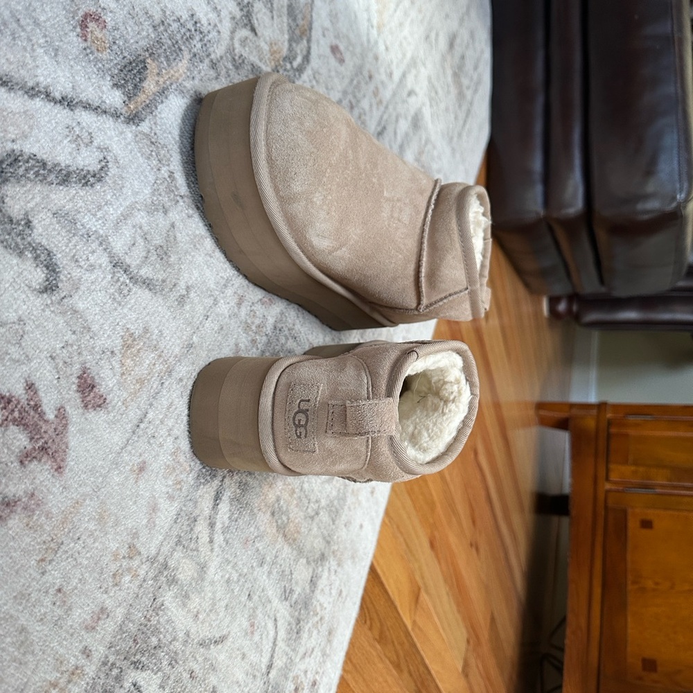 UGG Tan Ankle Boots
